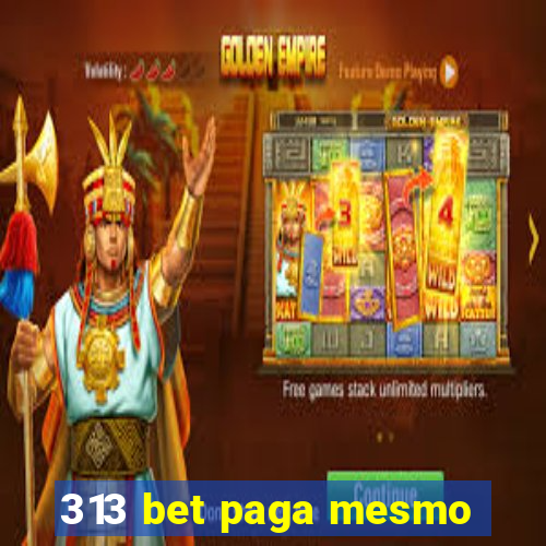 313 bet paga mesmo